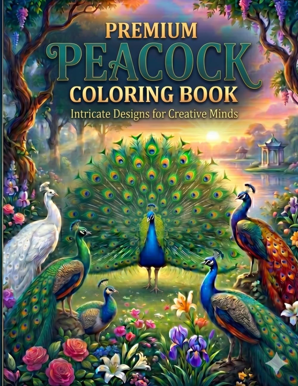 Peacock Coloring Book for Kids: Cute, Beautiful and Easy Peacock Coloring Pages for Fun, Creativity, Relaxation and Learning