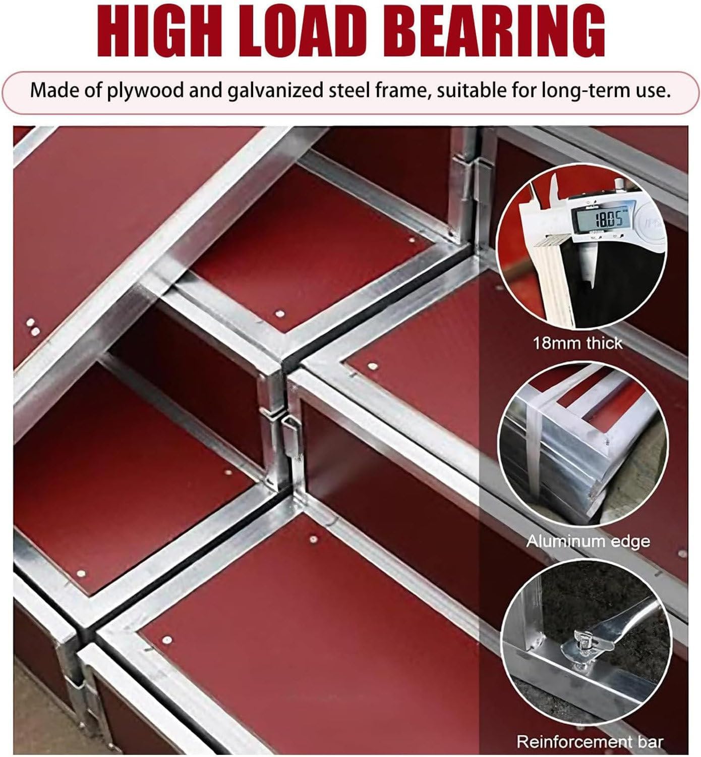 Portable Choir Risers, Non-Slip Tiered Steps for Choirs & Photos, Sturdy Choir Benches/Stands, Ideal for Classroom & Church Performances, 1-Layer Design