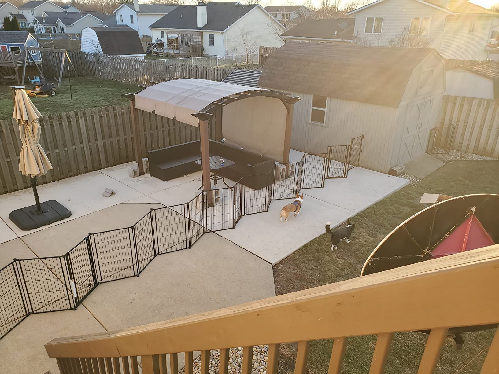 18/mo Finance Carlson Pet Products Outdoor Super Wide Pet Pen and