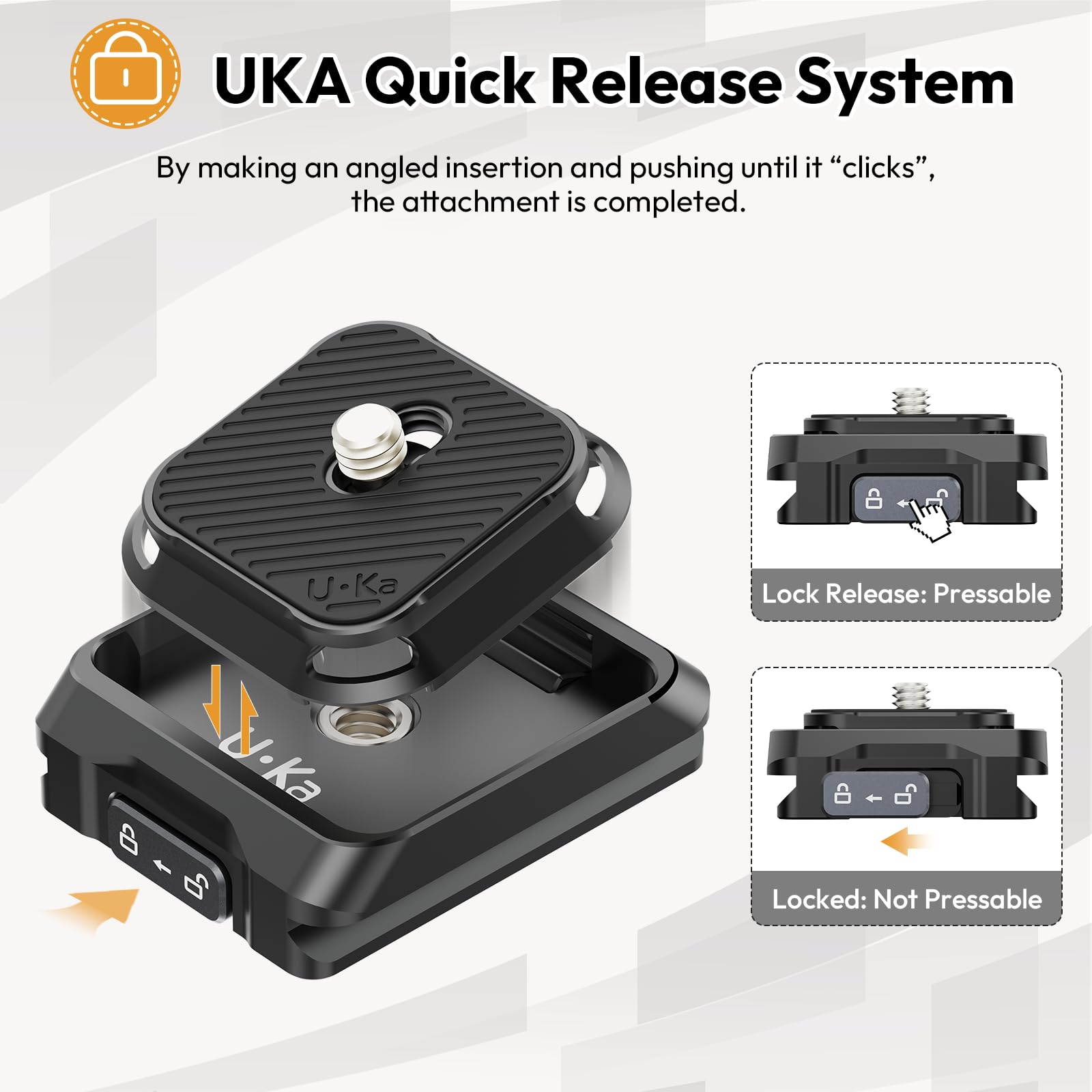 Amazon.com : ULANZI UKA01 Camera Quick Release Plate, Tripod Mount