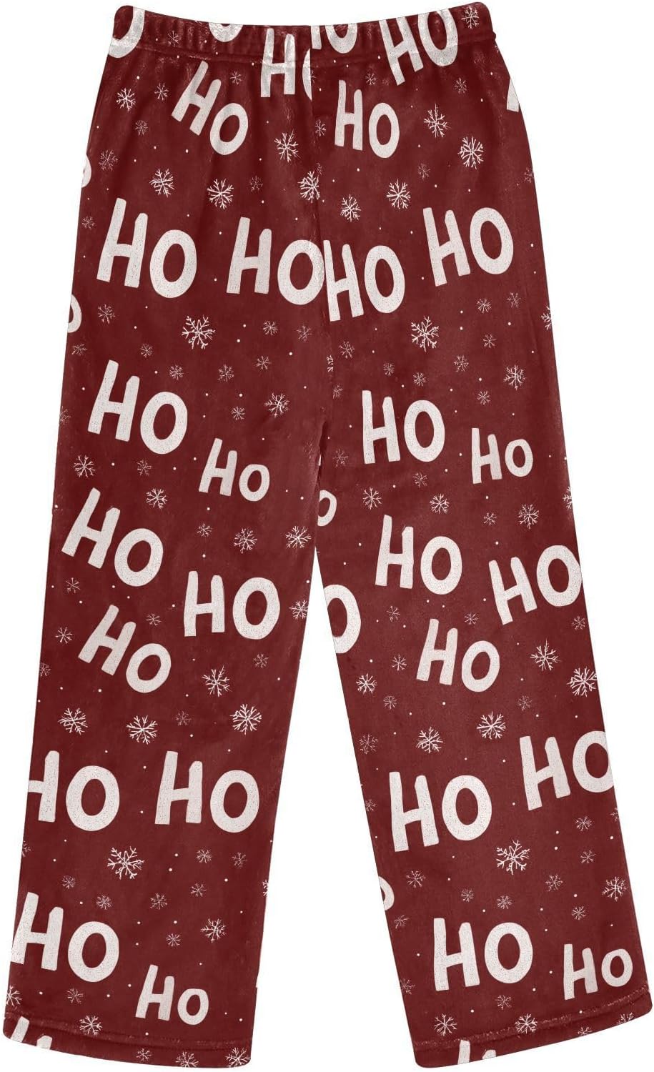 visesunny Christmas Hohoho Word Boys Pants for Kids Fleece Bottoms Long Jogger Pants Trousers with Pockets Size 6-14Y