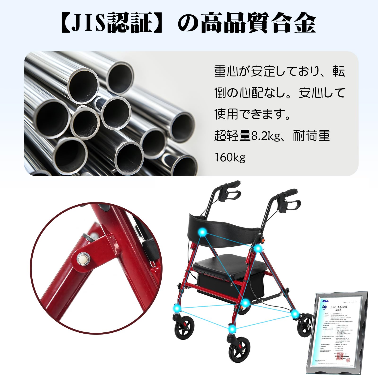 ⭐︎未使用品　シルバーカート　歩行器⭐︎ 島製作所 シルバーカー シンフォニーSP 歩行器 手押し車 老人用 高齢者