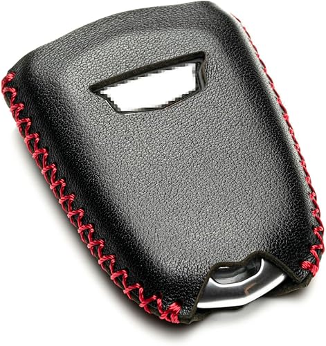 Miniatura 10 de Vitodeco Funda inteligente de cuero genuino compatible con Cadillac XT4, Cadillac XT5, Cadillac XT6 2019 - 2023 (6 botones, marrón)