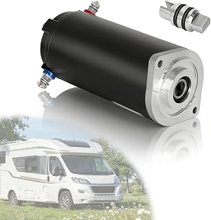 Sienson 179327 Hydraulic Pump Motor Kit 414850 Replacement for Unidirectional Power Unit RV Leveling Systems with Manual Drive and Heavy-Duty Construction, Includes Sealed Collar Coupling 286722