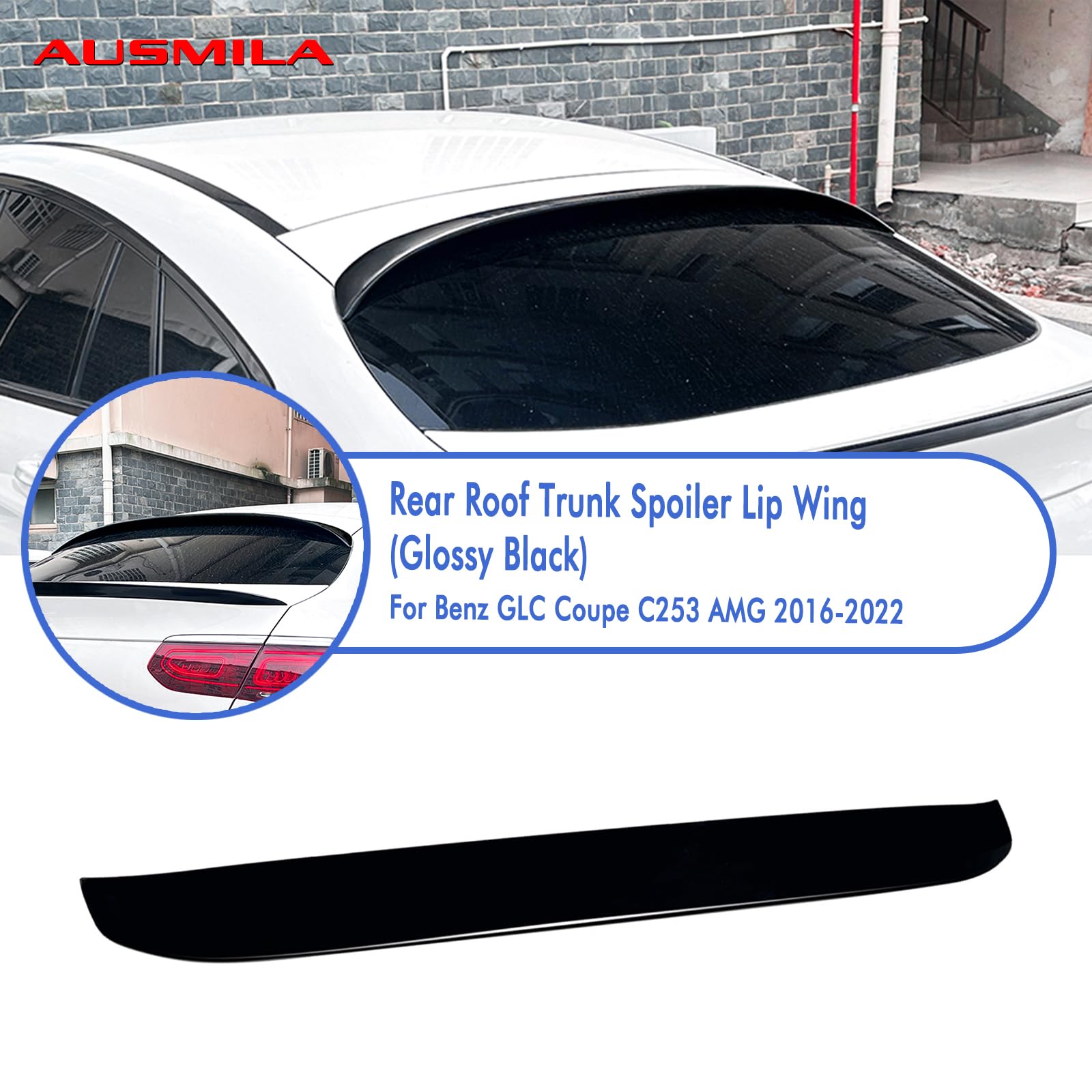 Aileron de coffre arrière pour Mercedes Benz Classe GLC Coupé C253 2016-2022