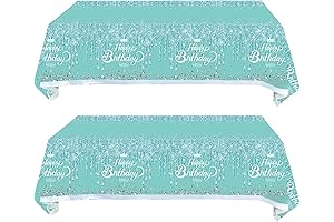 Chic and Disposable Teal Party Tablecloths