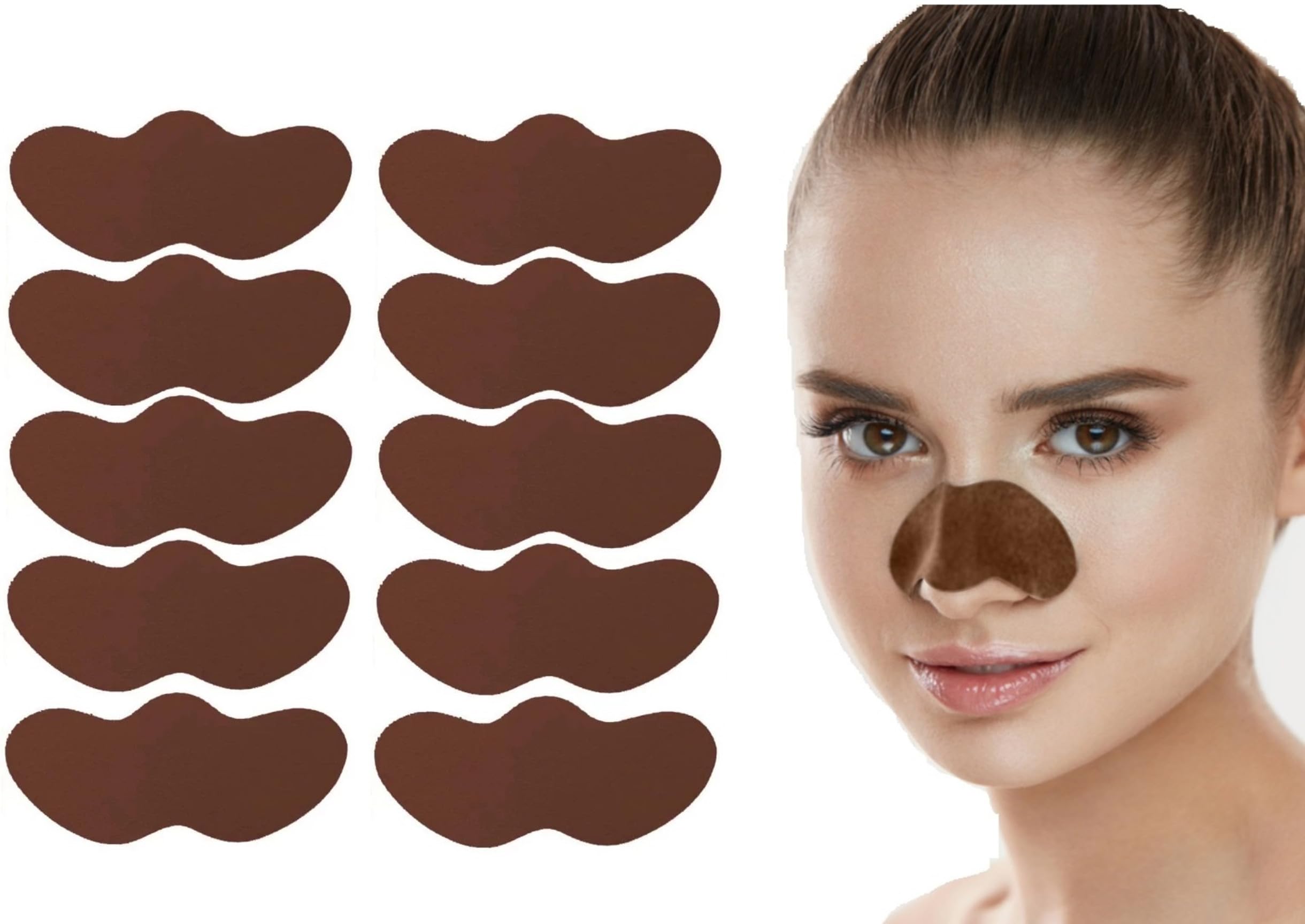 Charcoal Nose Strips for Blackheads & Whiteheads | Deep Cleansing Pore Strips for Smoother Looking Skin | Unisex Skin Care (10x Butterfly Coffee Nose Strips)-image-26