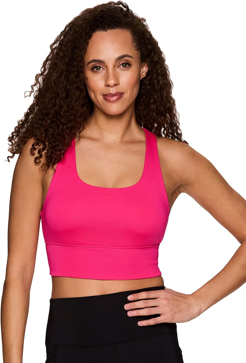 RBX Active Women's Athletic Fashion Racerback Seamless Low Impact Workout Sports Bra