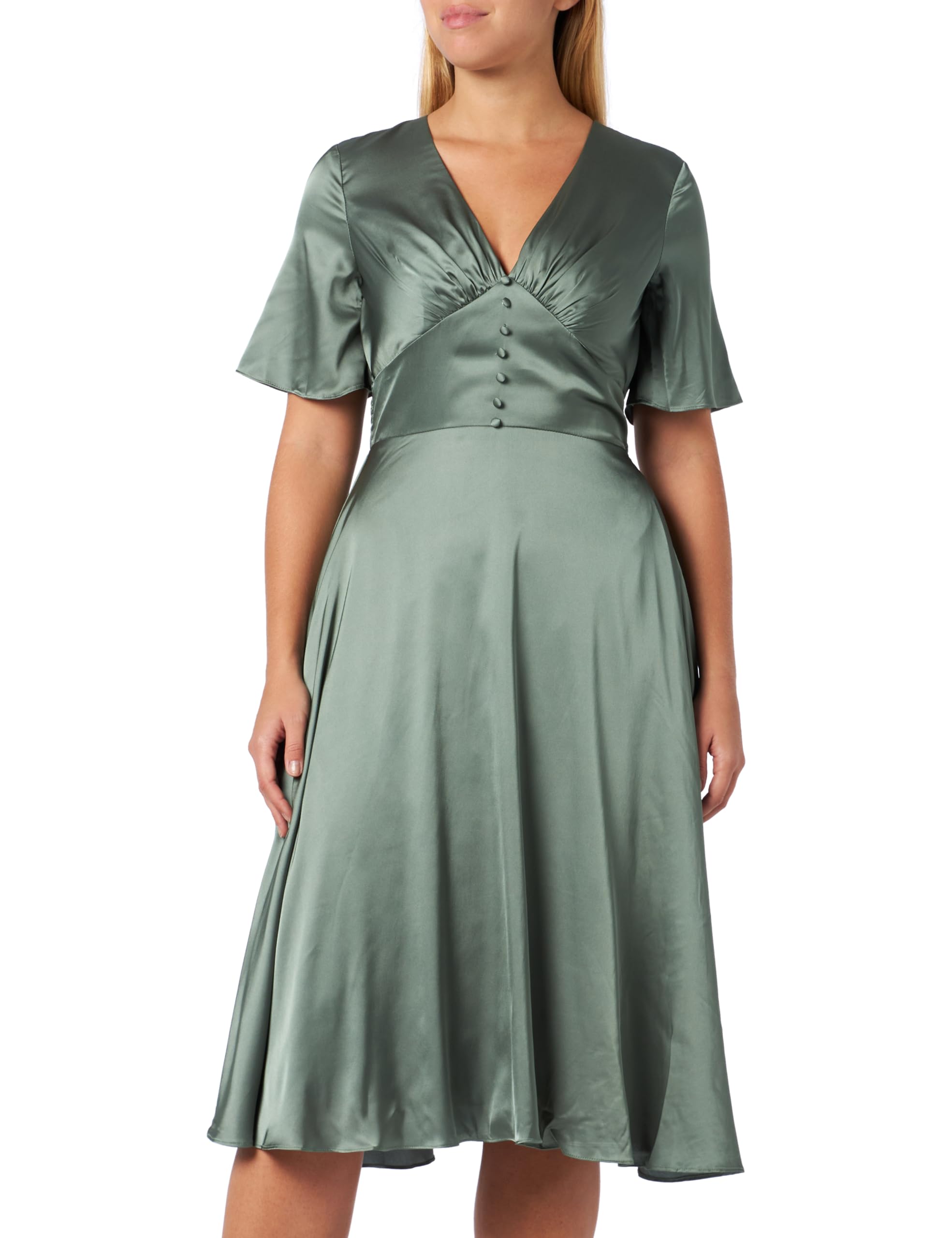 green emerald velvet dress Chi London Womens V Neck Split Sleeve Bodycon in Green Special Occasion  Dress, Green, 10 UK : Amazon.co.uk: Fashion main image 0