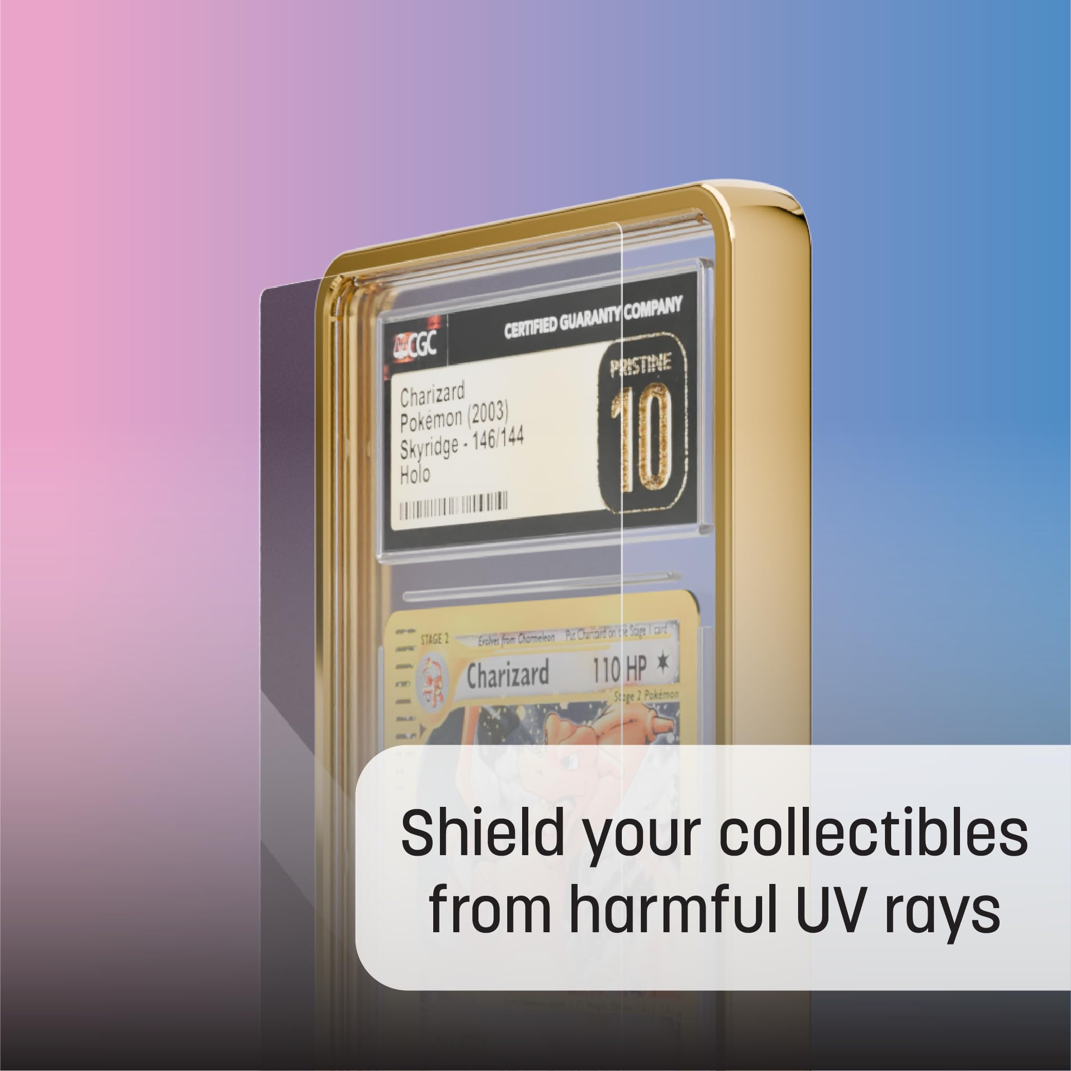 Amazon.com: GradedGuard Graded Card Screen Protector 3-Pack for CGC | UV  Protection | Crystal Clear | Scratch Resistant | Applies Directly to Slab