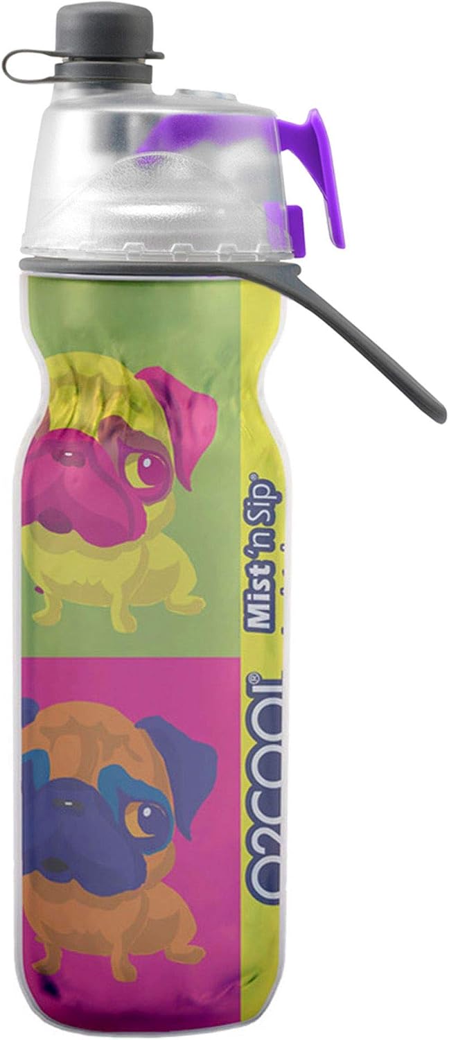 O2COOL ArcticSqueeze Insulated Mist 'N Sip Squeeze Bottle 20 oz.