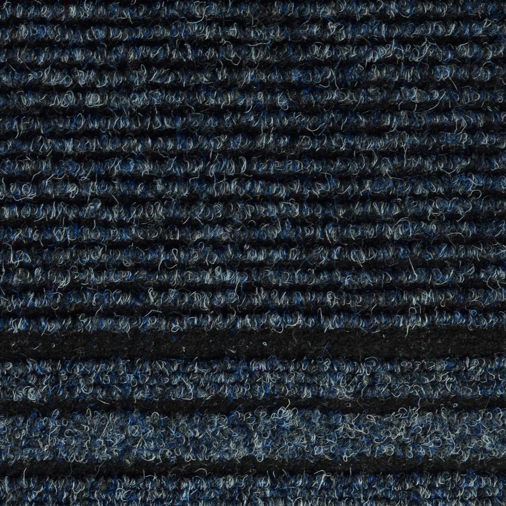 Sydney Hard-Wearing Rubber Non-Slip Corridor Runner, Blue, 5ft (1.52m) — image 1