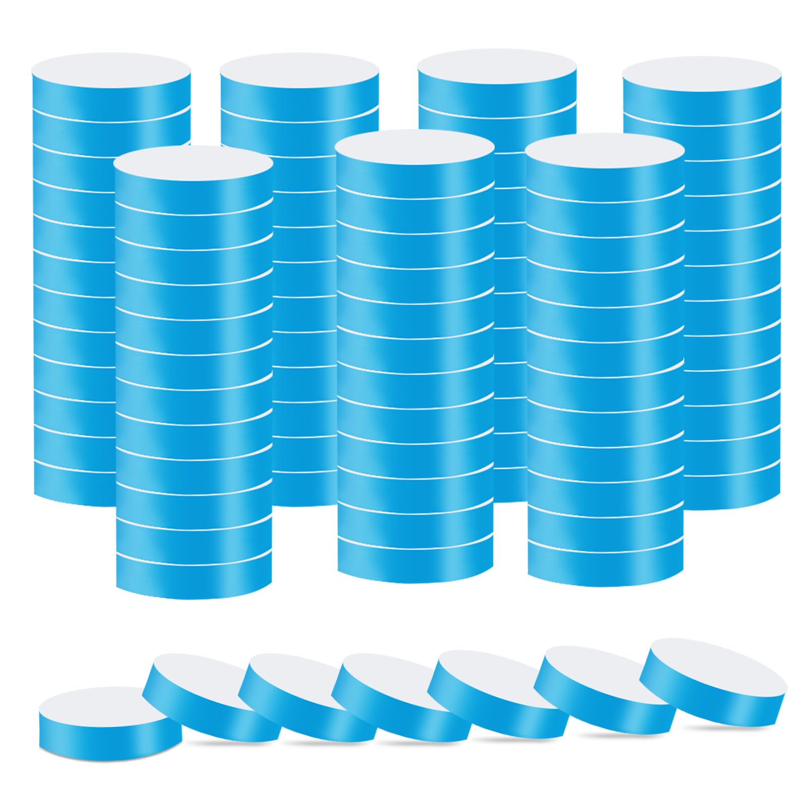 Lot De 200 Bracelets Vert Fluo De 19 X 250 Mm En Papier Cinta De