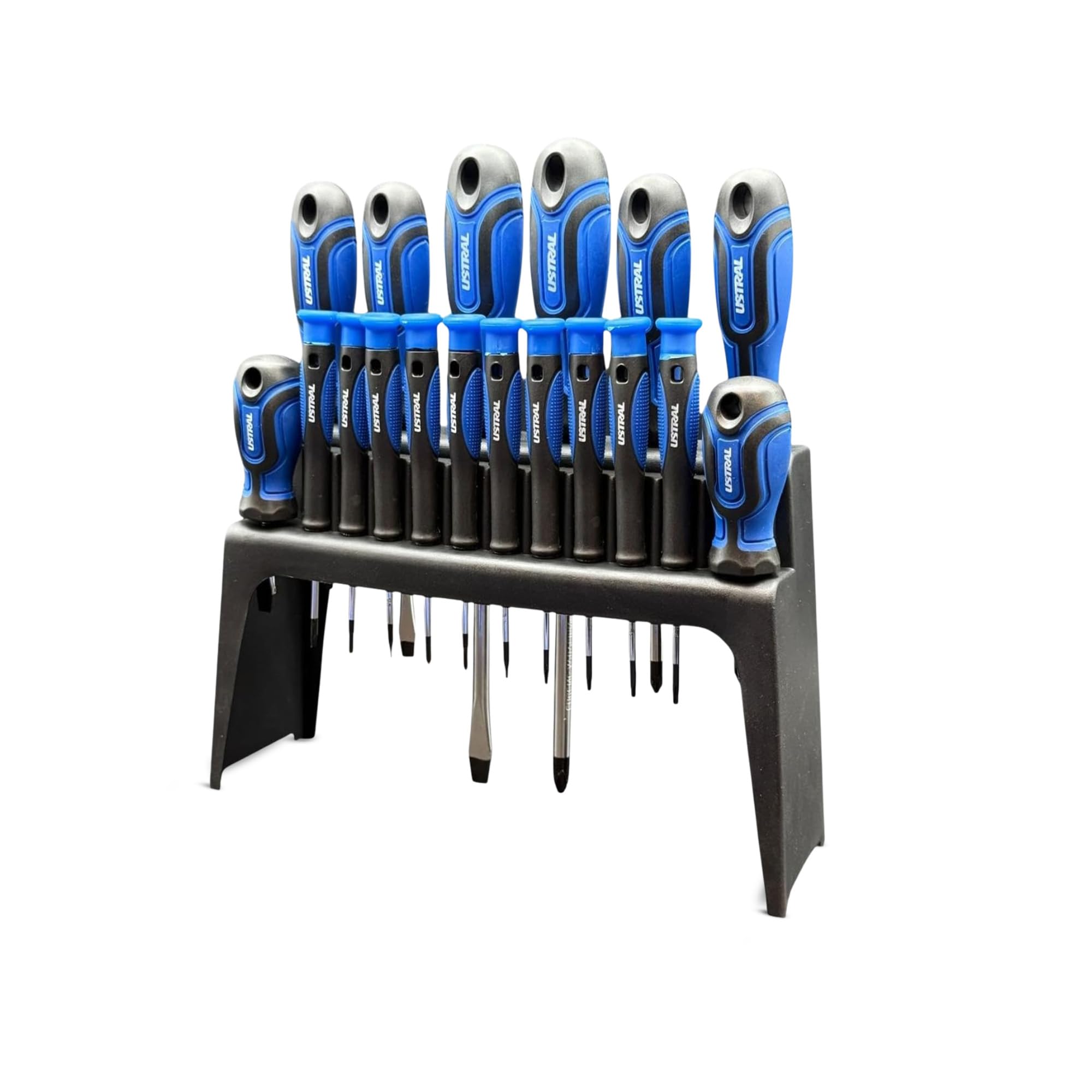 18PCS Screwdriver Tool Kit – Durable Chrome Vanadium Steel Philips & Flat Head Screwdrivers – Reliable Precision Tools – Complete Hand Tool Set for DIY, Electricians, Mechanics & Home Repairs