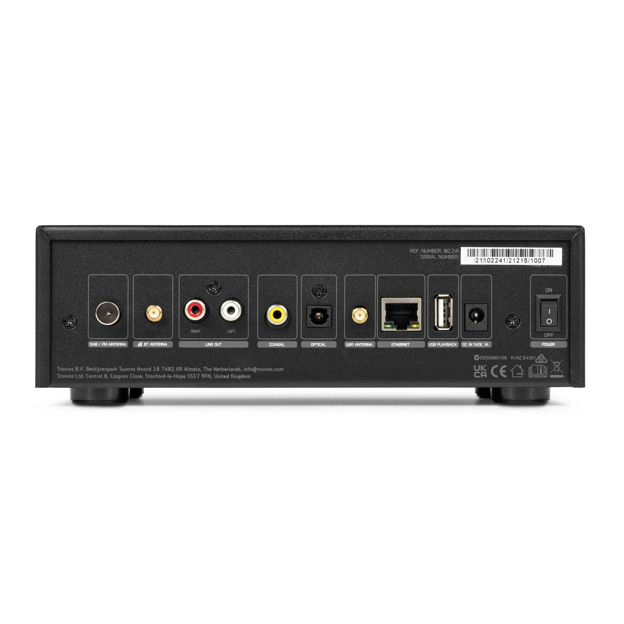 Audizio Teramo Internetradio Adapter mit DAB+ für HiFi Anlage