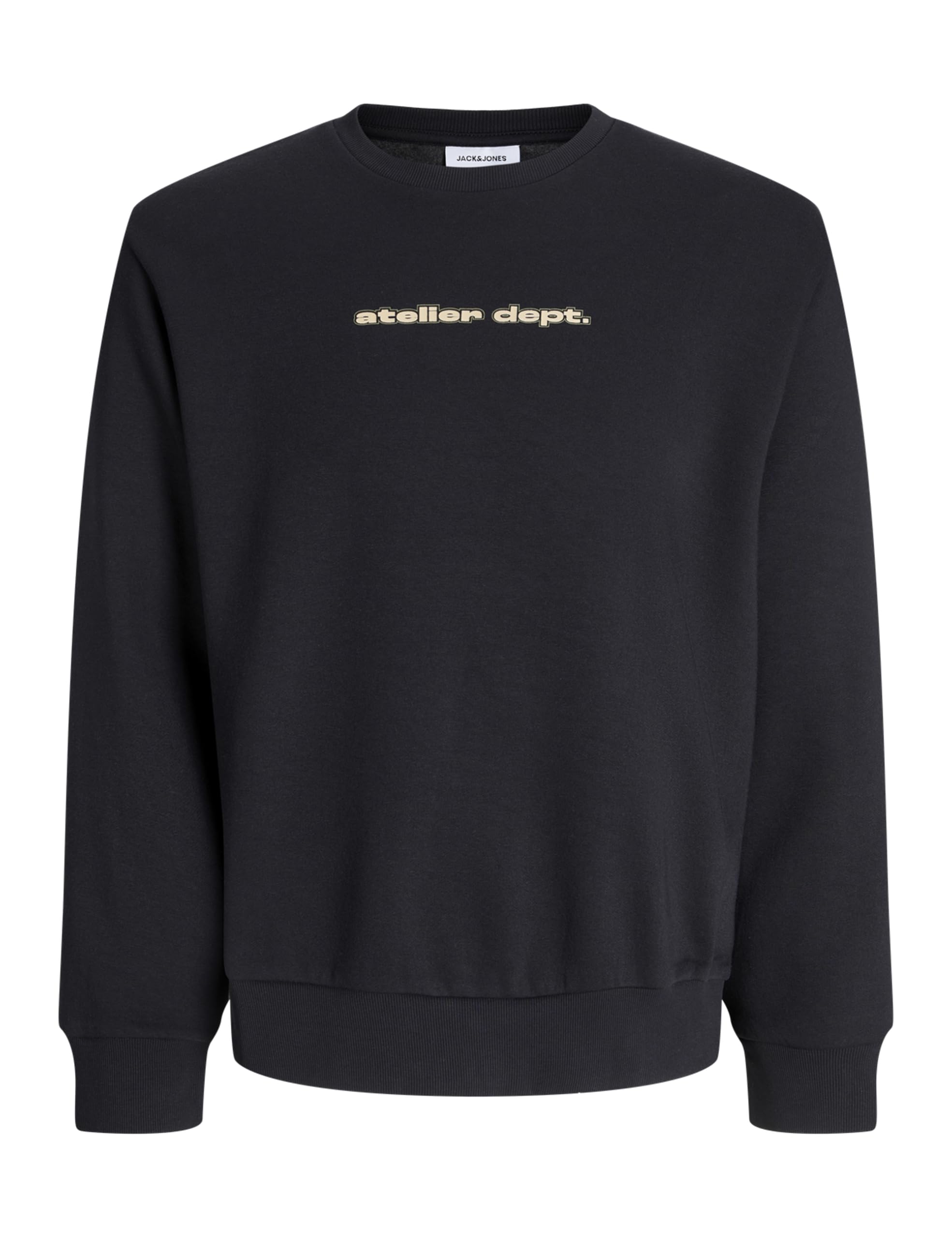 JACK & JONES Jjrody Sweat Crew Neck, black, M