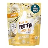 Grass Fed Whey Protein Powder - Vanilla Smoothie - 25g Protein & 10g Collagen - Made with Real Vanilla Bean & Organic Coconut Milk - Gluten Free & No Added Sugars (20 Servings)