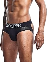 Vista 4 de SKYSPER Suspensorio de malla transpirable para hombre, 2 piezas, 3 piezas, 4 piezas, ropa interior masculina, partidarios atléticos para hombres