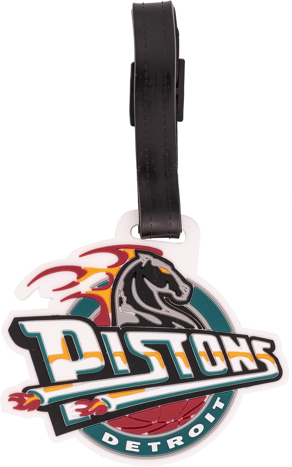 Desert Cactus Detroit Pistons Luggage Tag – NBA Licensed Bag Tag for Suitcase, Backpack, Travel, or Sports Fan Gear (Luggage Tag Vintage A)