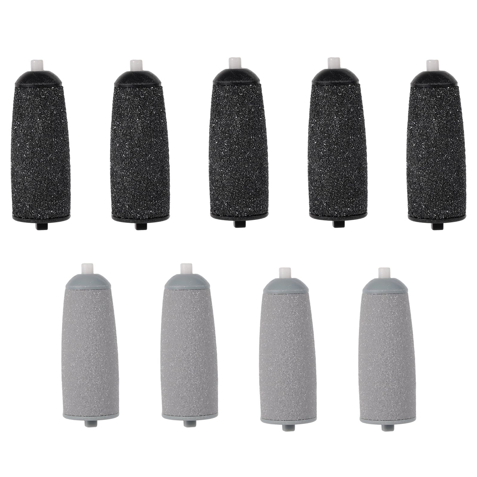 9pcs Pedicure Tool Replacement Head Rollers, 4 Fine Sand and 5 Rough Coarse Sand Electric Feet Foot Grinder Replacement Compatible with Flawless Pedi Haootadiy ZABOUL