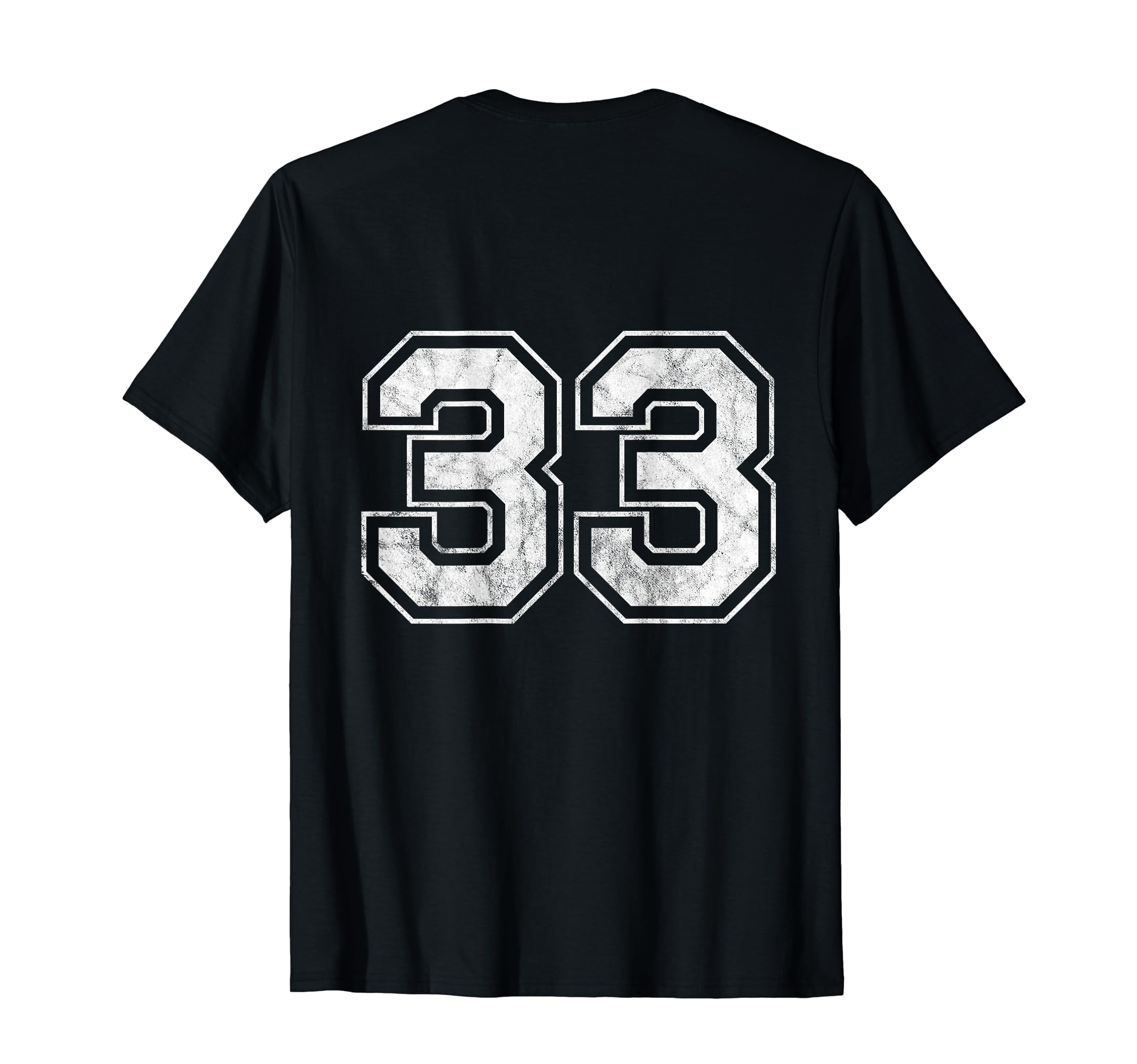 Amazon | 背面に33番。 Tシャツ | Tシャツ・カットソー 通販