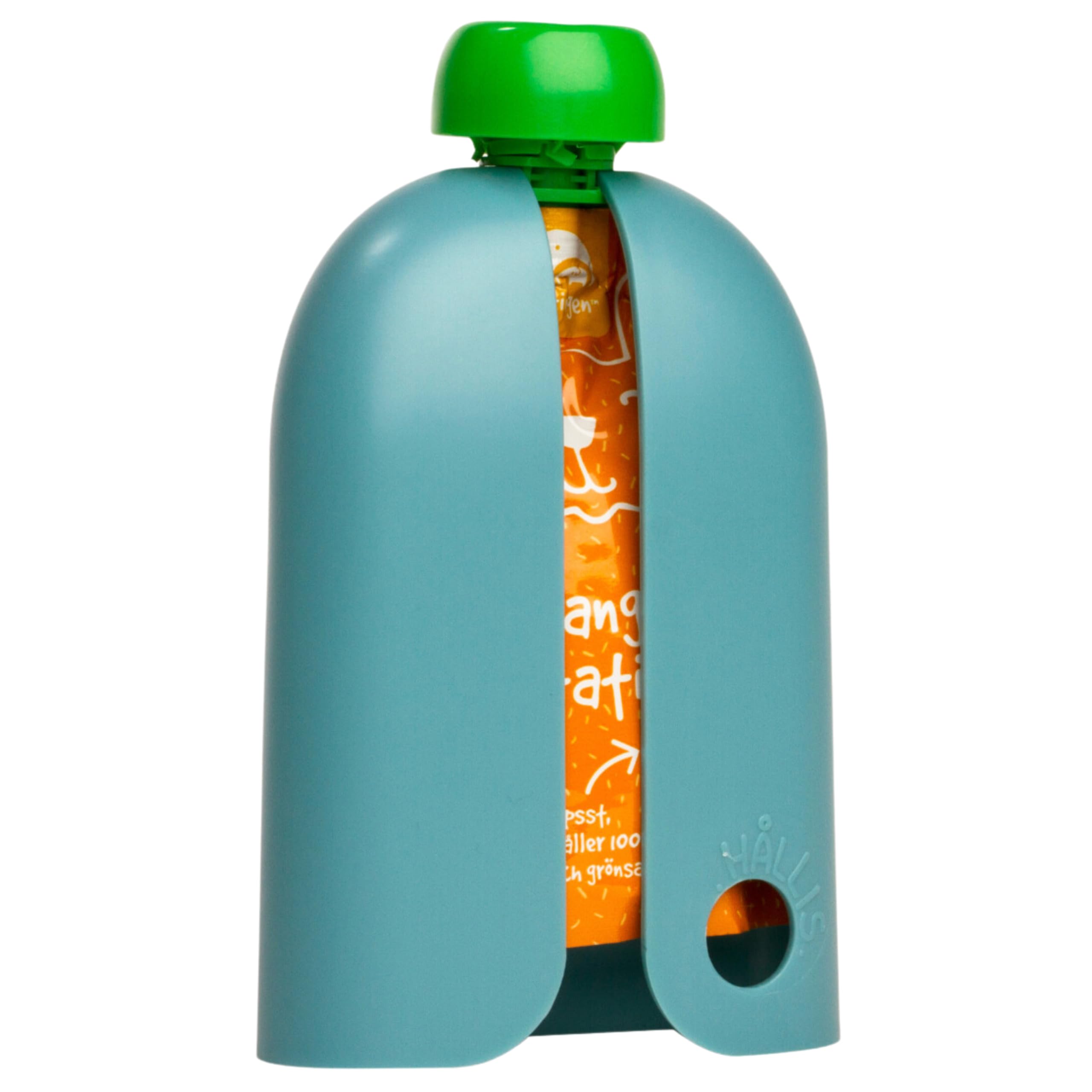 Kindertrekk™ The Swedish Squeeze Pouch Holder | The Baby Product You Didn't Know You were Missing | Enjoy a Snack on The Go | No More Messy Clean-ups | Fits Most Squeeze Pouches | Age 9month+