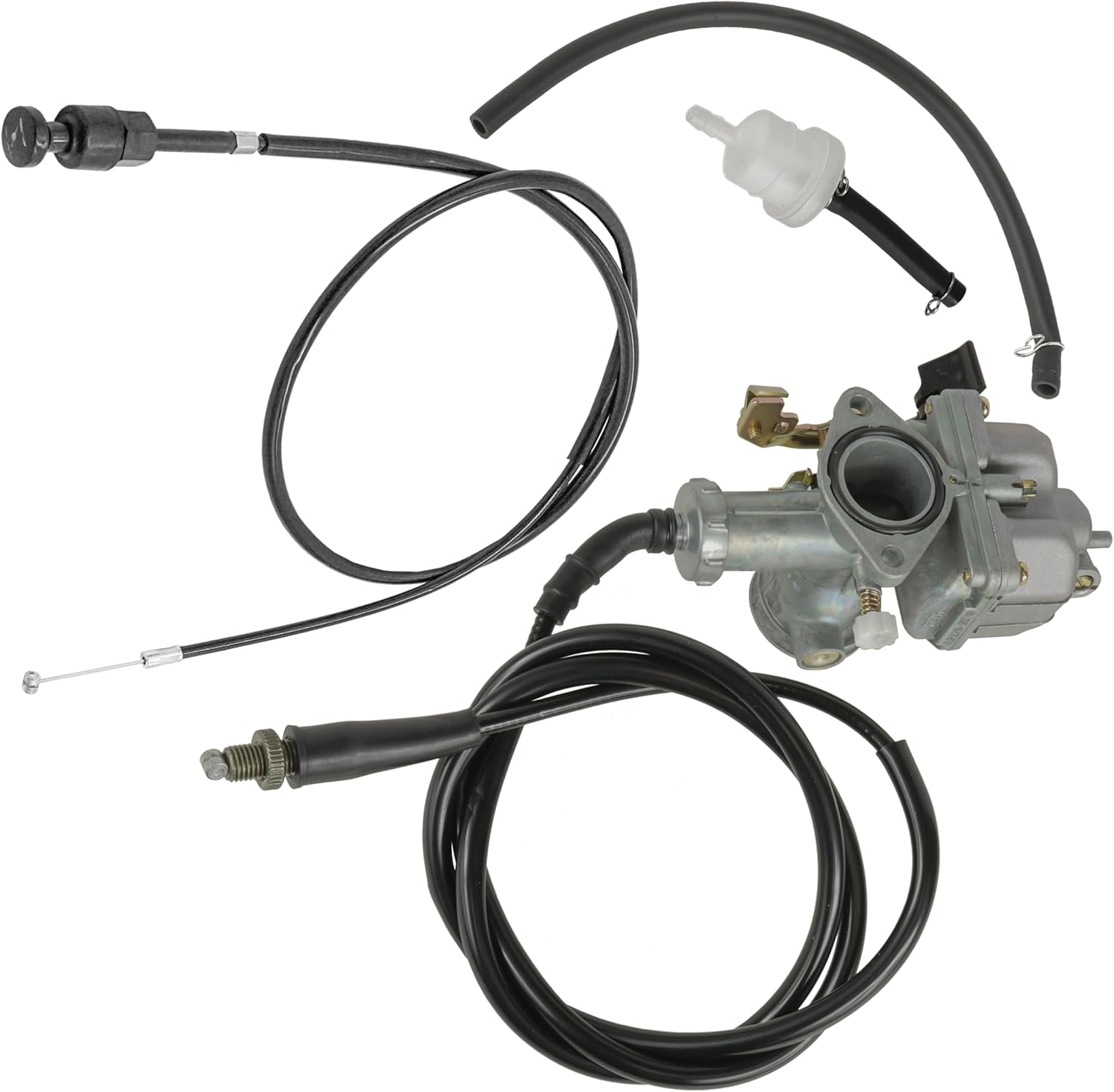 Caltric Carburetor with Choke Throttle Cable Compatible with Honda Trx250Ex Sportrax 250 2X4 2001-2005