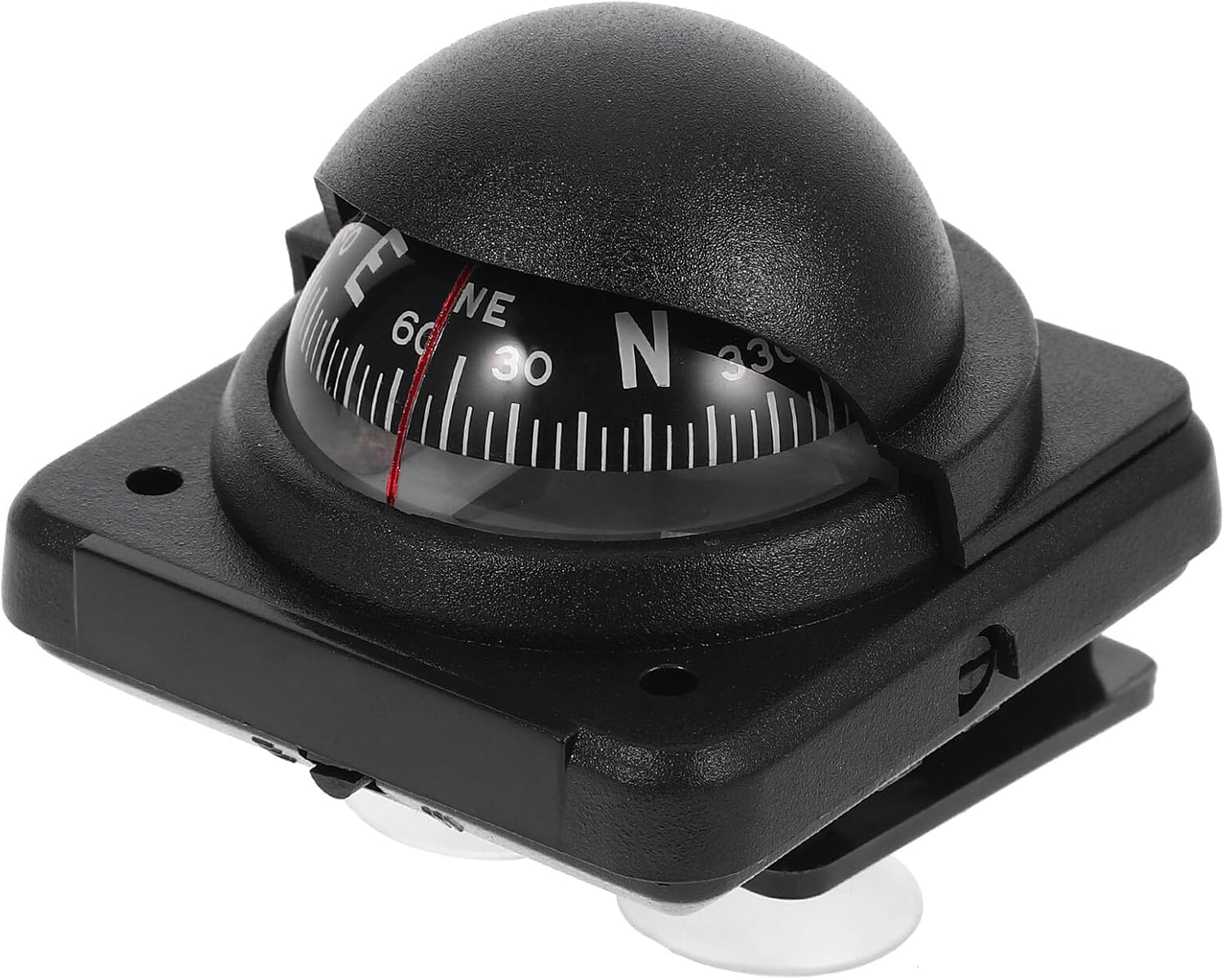 MAGICLULU Car Compass Ball for Dashboard Mount Adjustable Magnetic Declination Automotive Compass for Car and Boat Use