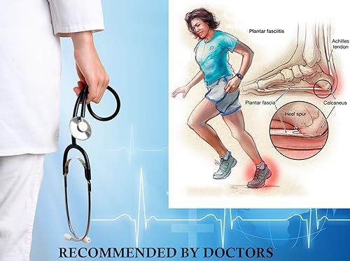 Miniatura 10 de Pnrskter Taloneras para aliviar el dolor de talón, 3 pares azules, de gel suave, soporte para fascitis plantar, reduce la fricción y los golpes