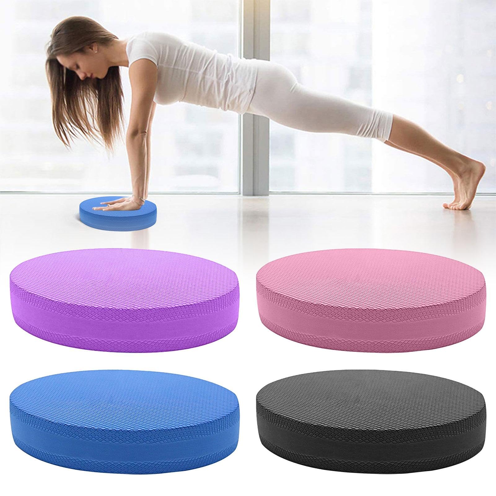 Xujuika Tapis D'équilibre Kiné | Coussin D'équilibre Fitness | Coussinets D'équilibre Ovales En Mousse | Planche D'entraînement Portable Antidérapante Pour Pilates, Musculation, Sports Xujuika Tapis D'équilibre Kiné | Coussin D'équilibre Fitness | Coussinets D'équilibre Ovales En Mousse | Planche D'entraînement Portable Antidérapante Pour Pilates, Musculation, Sports