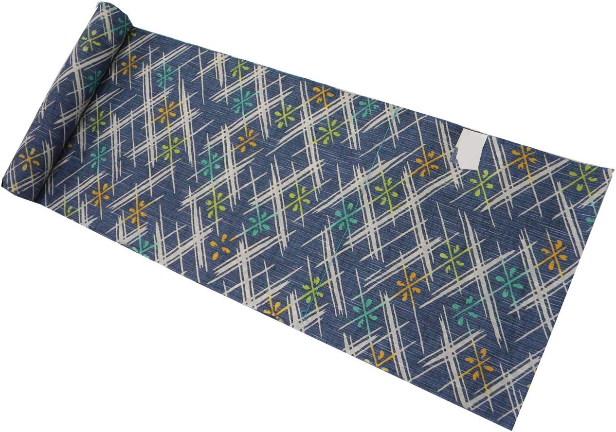 竺仙] 浴衣反物（ちくせん） 綿紬注染浴衣 菱1-418 竺仙 浴衣 メルカリ