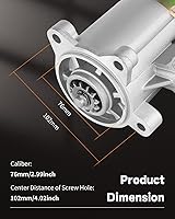 Vista 2 de OCPTY Arrancadores de arranque compatibles 17866 SMT0296 2003-2004 para Jeep Grand Cherokee 4.7L