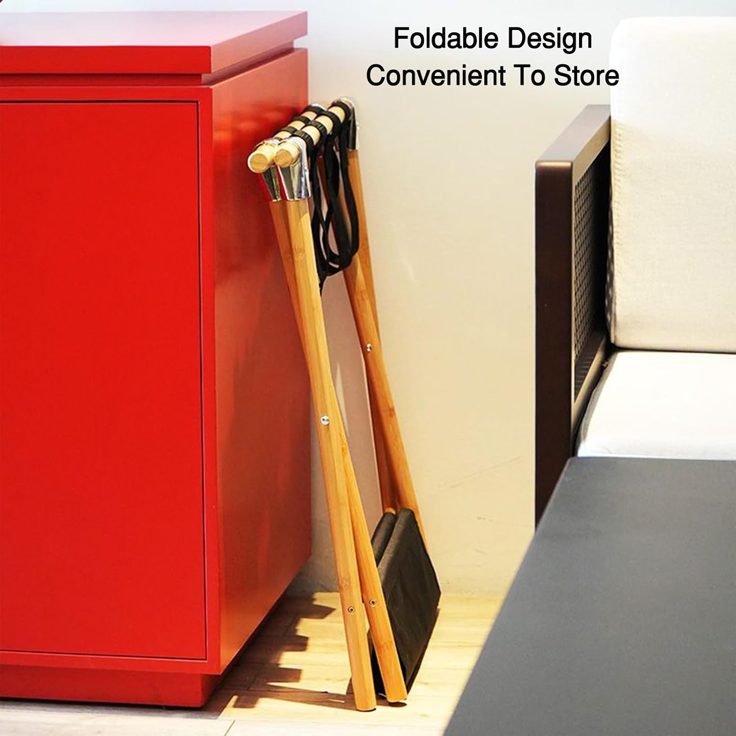 Luggage Rack, Folding Luggage Holder, 50kg Weight Capacity, Suitable for Hotel Rooms, Fits 22-28 Inch Suitcases