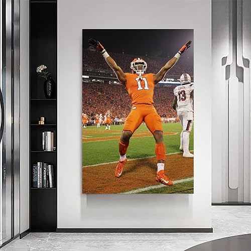 Miniatura 6 de EyewEb Isaiah Simmons Football Star Poster Decorative Painting Canvas Wall Art Living Rooms Bedroom Painting 12x18inch(30x45cm)