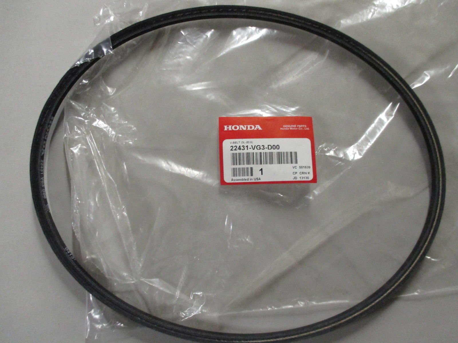 Courroie Honda 22431-vg3-d00 trapézoïdale 3l-33.8 contre le patinage