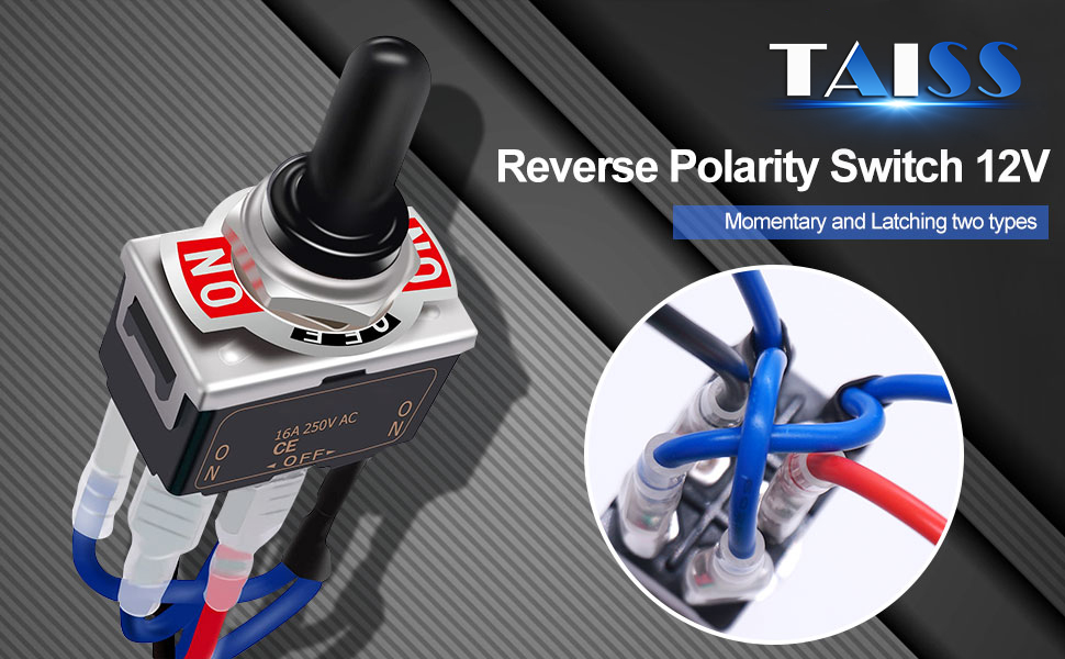 Motor Polarity Reverse Switch Weideer 6-Pin Momentary Reverse Polarity ...