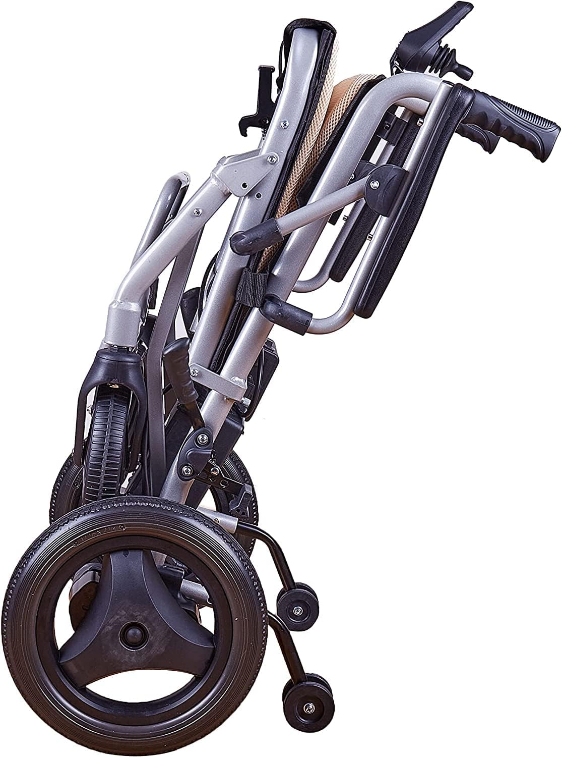 Klano KL40 - Lightest Foldable Electric Wheelchair (Only 30lbs) – Travel Size, Detachable Battery, Airline Approved, User-Friendly, 10 Mile Cruise Range, Ultra-Light & Easy Setup for Travel (Model5)