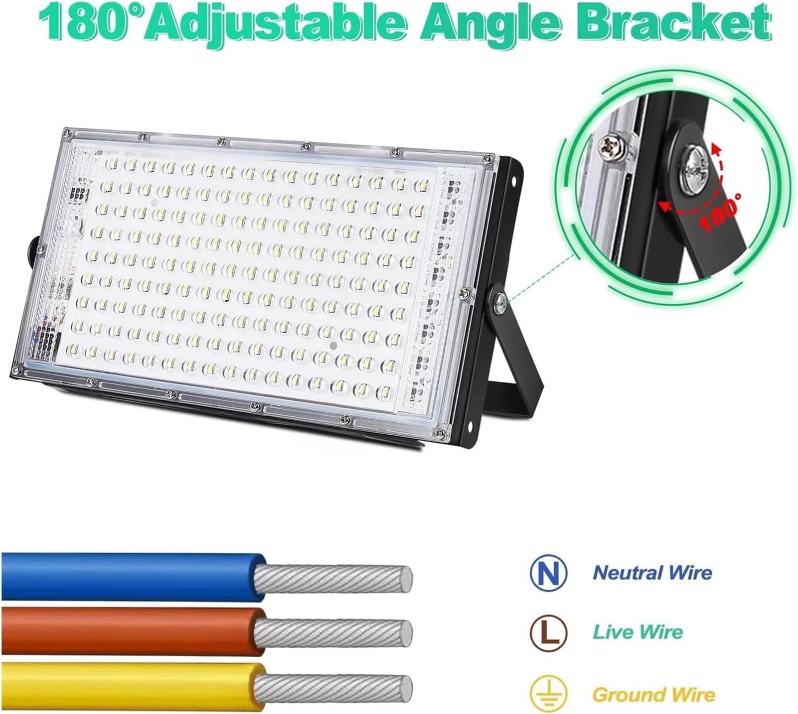 Lampy solarne zewnętrzne, Oświetlenie zewnętrzne Projektor zewnętrzny Reflektor Lampa uliczna Ogród, podwórko, garaż, drzwi(2 Pieces Warm White,100W)