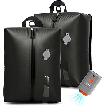 Accenter Vacuum Bags for Clothes Travel with Pump IP68 Suitcase Organiser