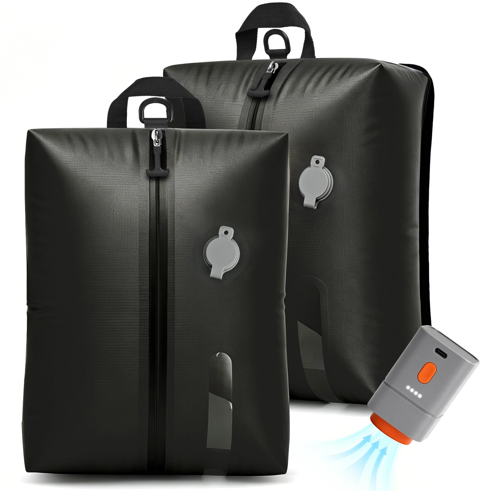 Accenter Vakuumbeutel für Kleidung Reise mit Pumpe,IP68 Koffer Organizer | Wiederverwendbare Aufbewahrungstasche, Vakuum-Platzsparer, Reise-Gadgets für Reise, Kleiderschrank Organizer und Umzug