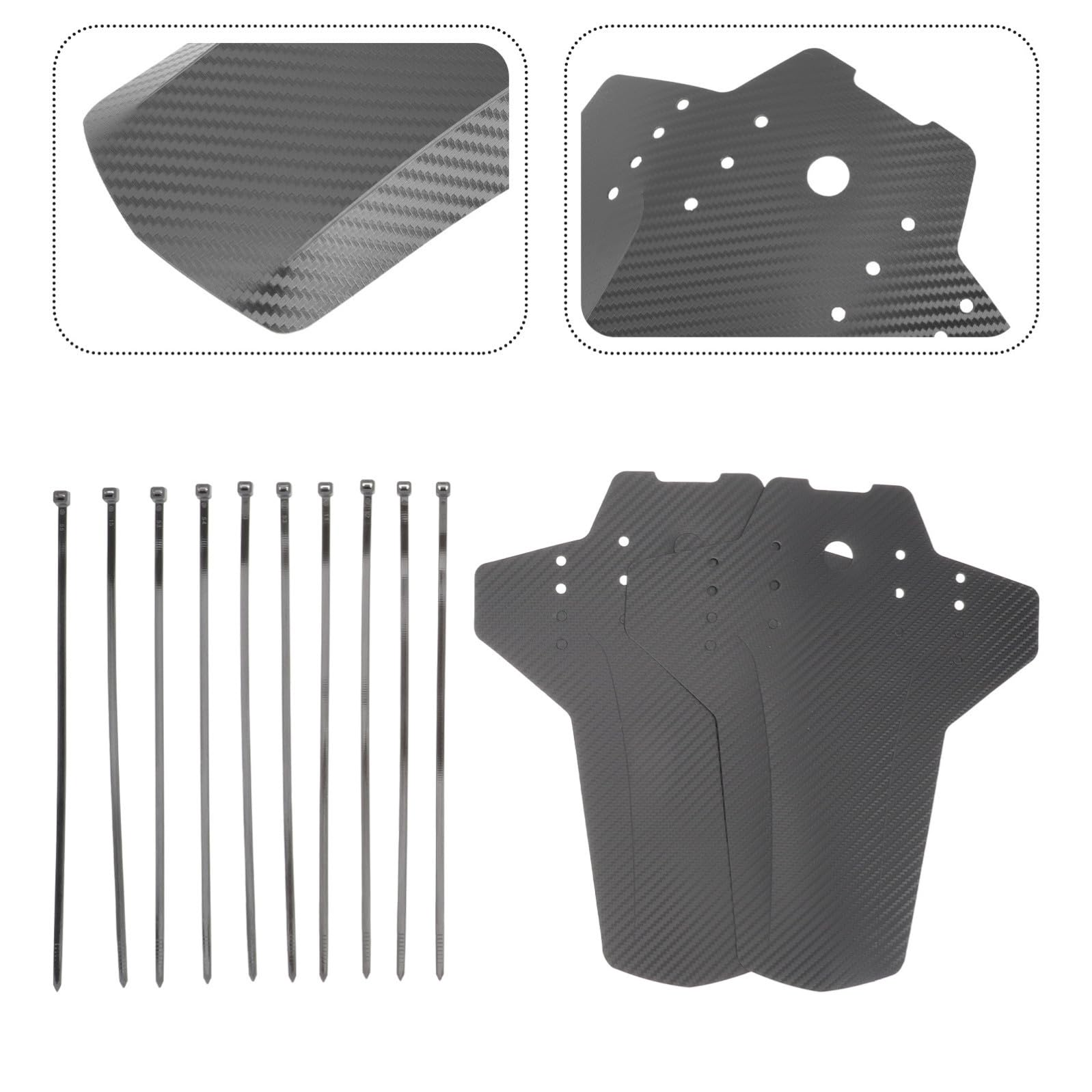 BESPORTBLE Defensa Guardabarros De Ciclismo Guardabarros para Mountain Bike Protector Bicicleta Práctico Guardabarros De Bicicleta Guardabarros Proteccion Bici Black