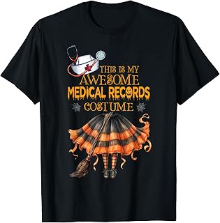This is my Halloween Medical Records Costume Medical Records T-Shirt