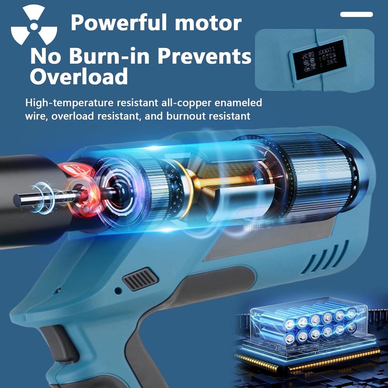 Electric Hydraulic Hole Puncher Hydraulic Metal Hole Punch Machine Cordless Hydraulic Hole Punch for Punch Holes in Steel Iron and Aluminum Plate with 6 Molds