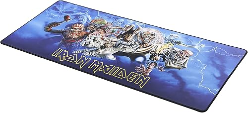 Miniatura 2 de Iron Maiden - Alfombrilla antideslizante XXL 90 MMS x 40 MMS con acabado de cuentas - Licencia oficial