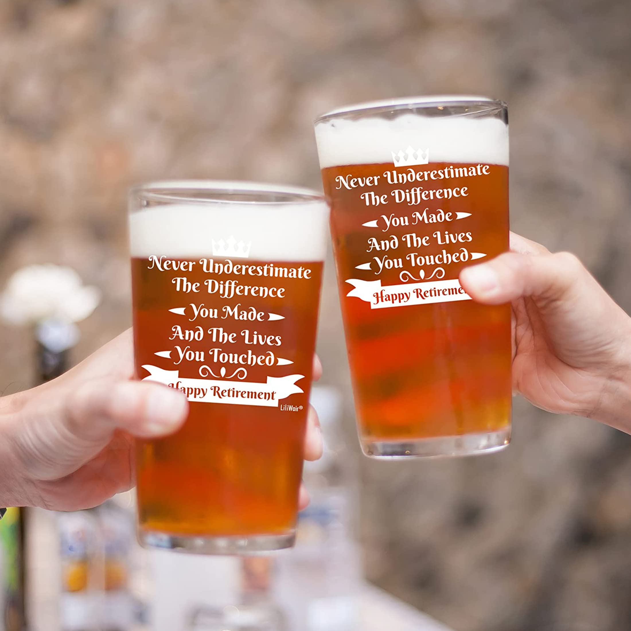 Verre à Bière The Legend Has Retired - Cadeau De Départ à La Retraite Pour Homme - 473,6 G - Cadeau De Départ à La Retraite - Cadeau D'anniversaire Pour Homme, Lui