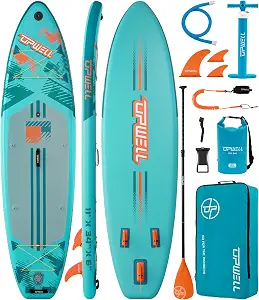 11'×34" Inflatable Paddle Board for Adults & Teens with Accessories
