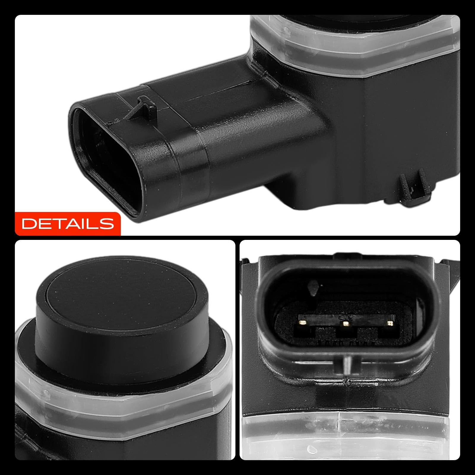 Frankberg 4x Sensori di Parcheggio PDC Compatibile con Golf VI 5K1 Fabia II 542 Ibiza IV 6J5 6P1 Golf Plus 521 5M1 Golf VI Variante AJ5 Replace# 1S0919275C
