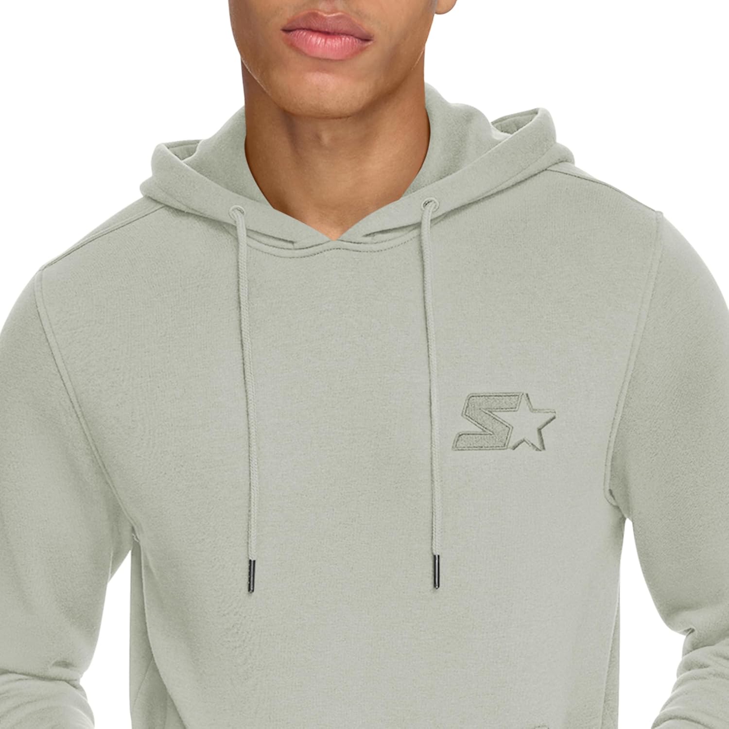 STARTER mens Classic Fit Fleece Embroidered Hoodie - Image 6