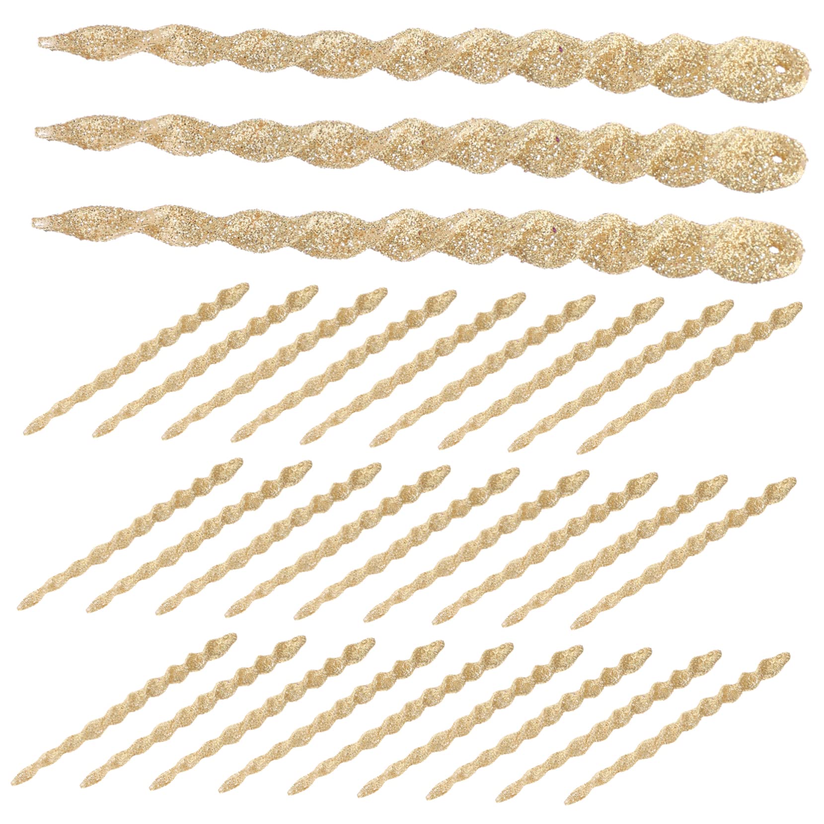 TOPBATHY 120 Pièces Aiguille de Neige en Poudre d'oignon décoration de Flocon de Neige de Sapin de noël décor Suspendu de Sapin de noël Pendentif Noel Decoration Noel décor de Noël