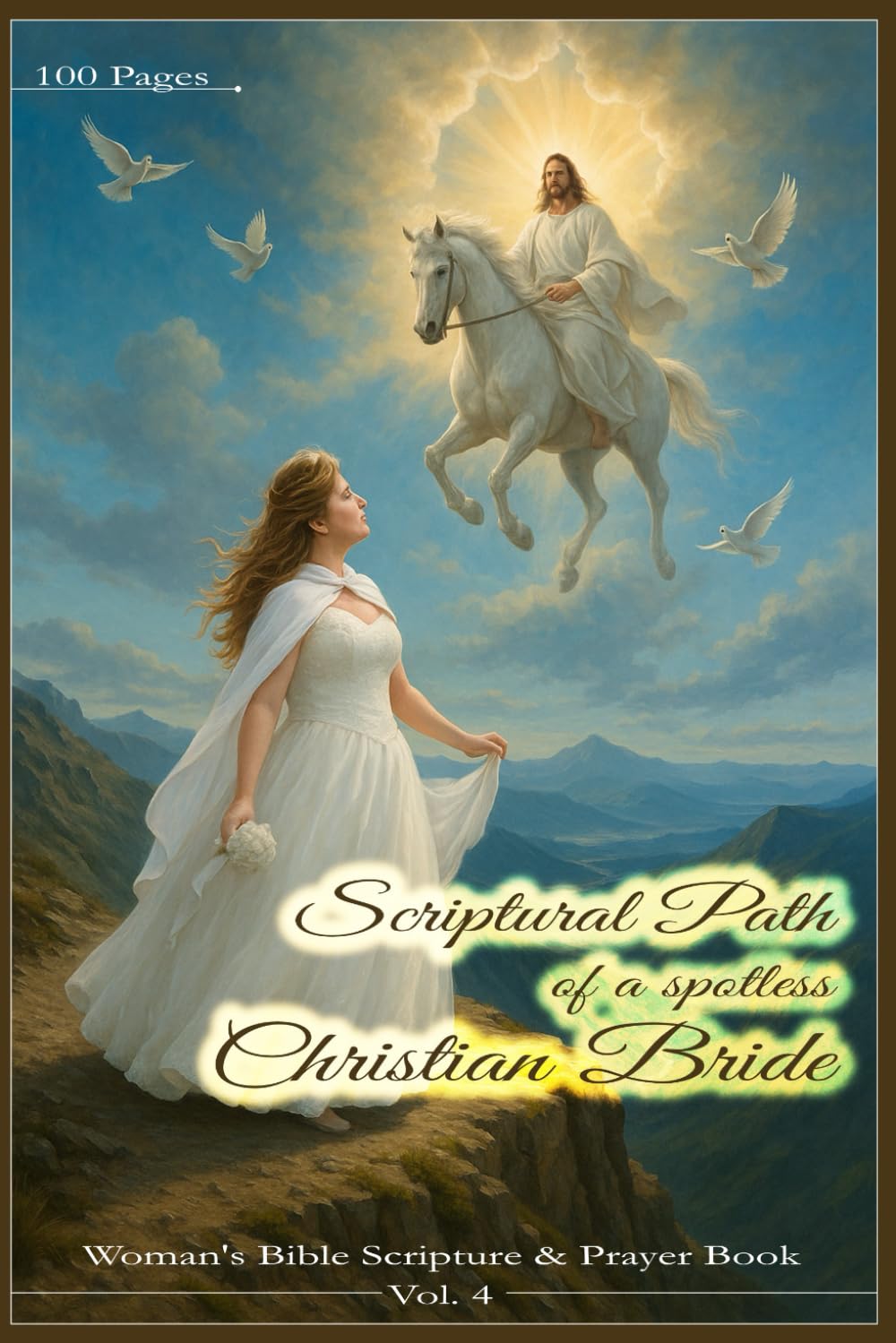 Woman's Scripture & Bible Book - Scriptural Path of a Spotless Christian Bride: Grayscale Edition, 100 pages, 6 x 9 inches, personal Christian Story, ... (Woman's Bible Scriptures & Prayer Books)